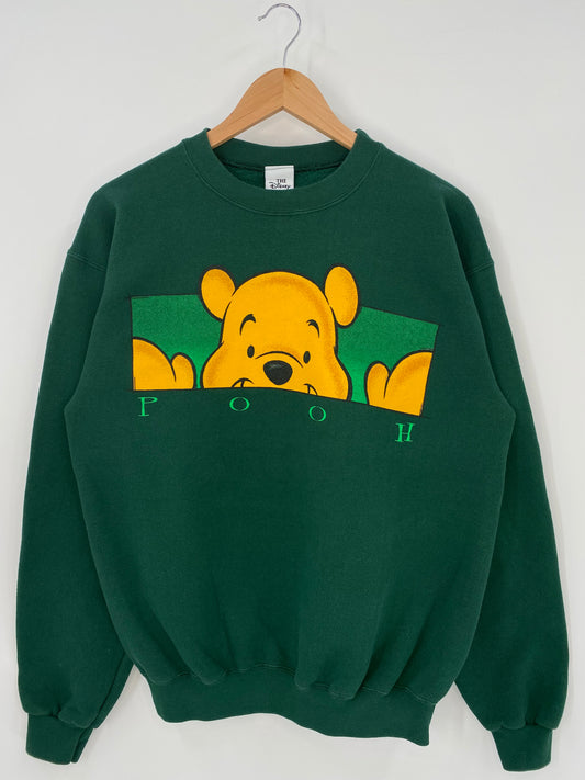 00’s WINNIE THE POOH Made in USA Size S Vintage Sweat-shirt / K3796