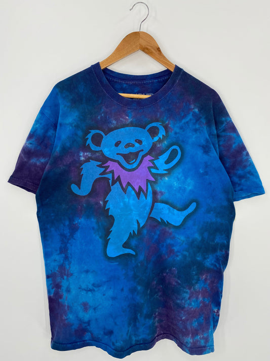 .2000' LIQUID BLUE DEAD BEAR Size L Vintage T-Shirt / E4522T