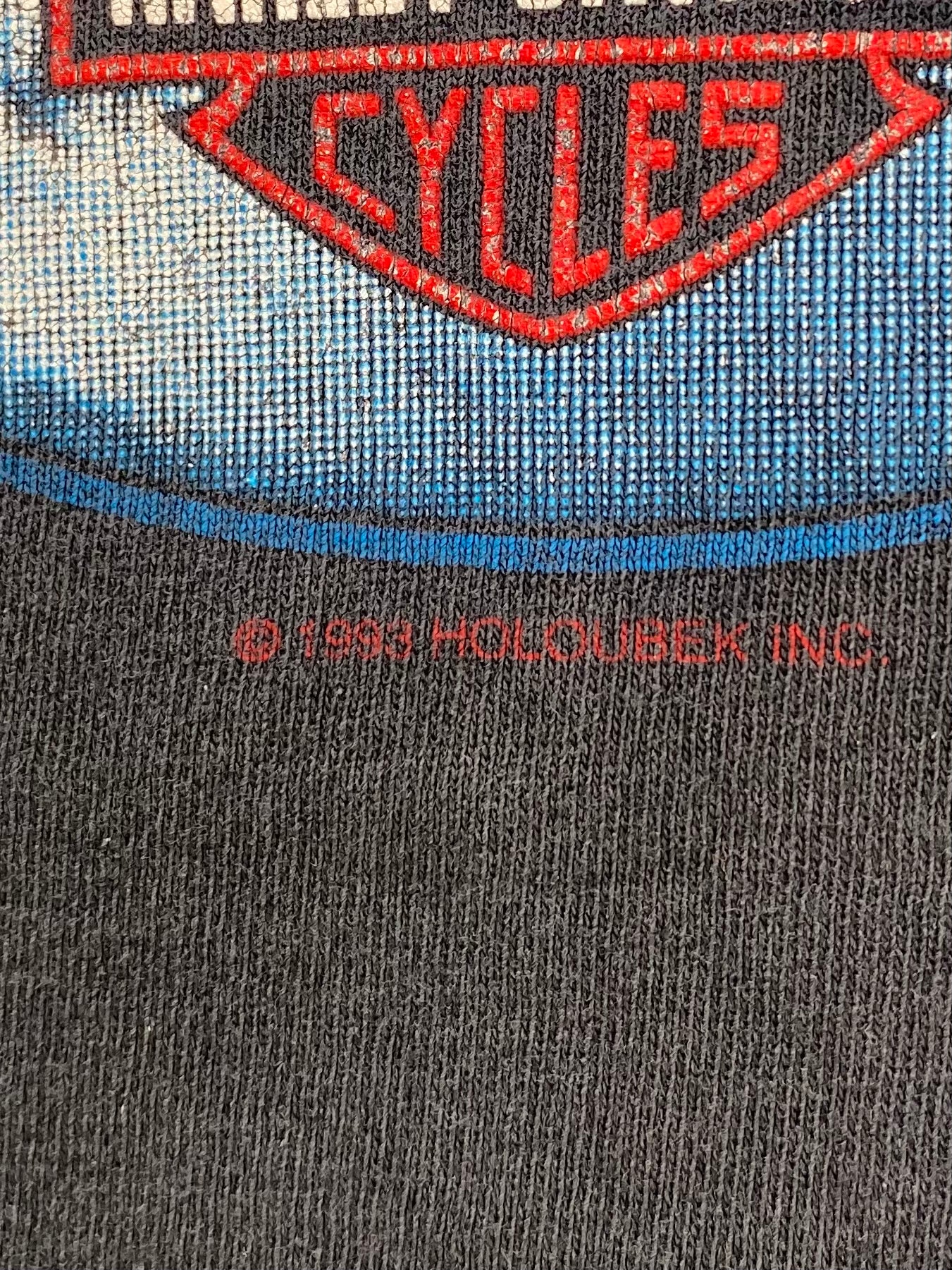 1993 HARLEY DAVIDSON Made in USA Size XL Vintage T-Shirt / 8665