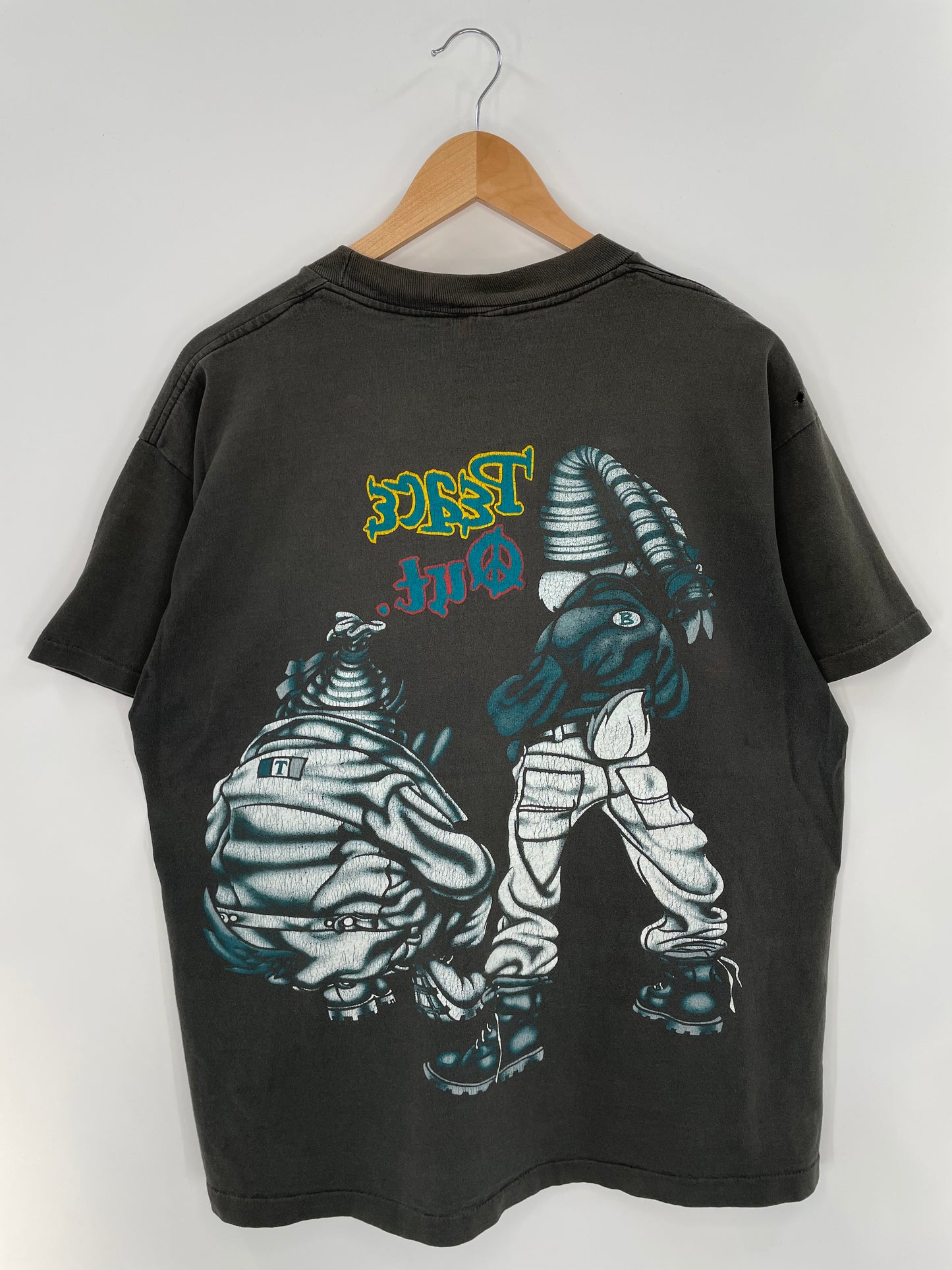 1993 LOONEY TUNES Made in USA Size XL Vintage T-Shirts / K2642