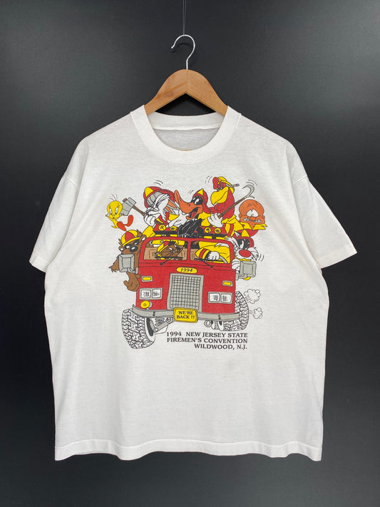 1994 LOONEY TUNES Size No Tag (Approx. XL) Vintage T-shirt / K8609