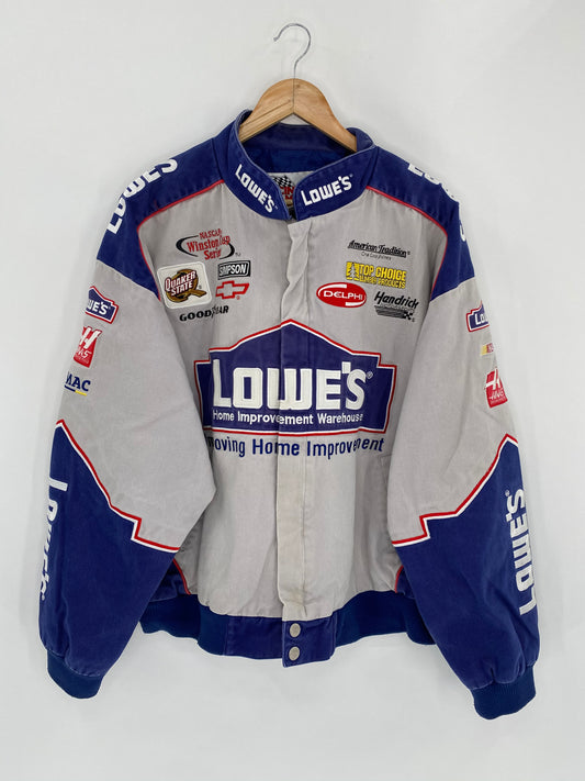 Vintage NASCAR LOWE’S Size XL Racing Jacket / 5471