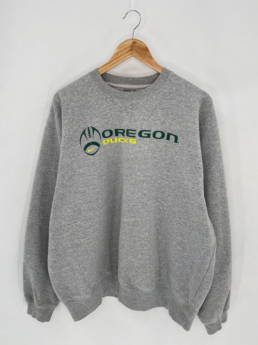 00’ NIKE Oregon Ducks Football Size XL Vintage Sweat-shirt / 7133