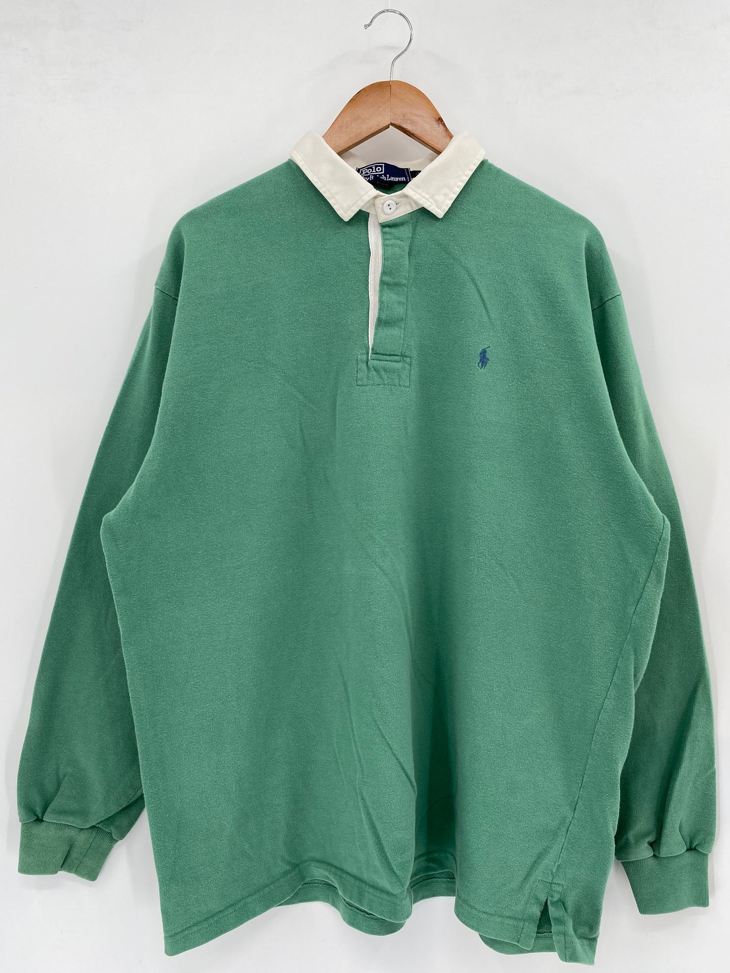 90’s POLO RALPH LAUREN Size L Vintage Rugby-Shirt / K2037