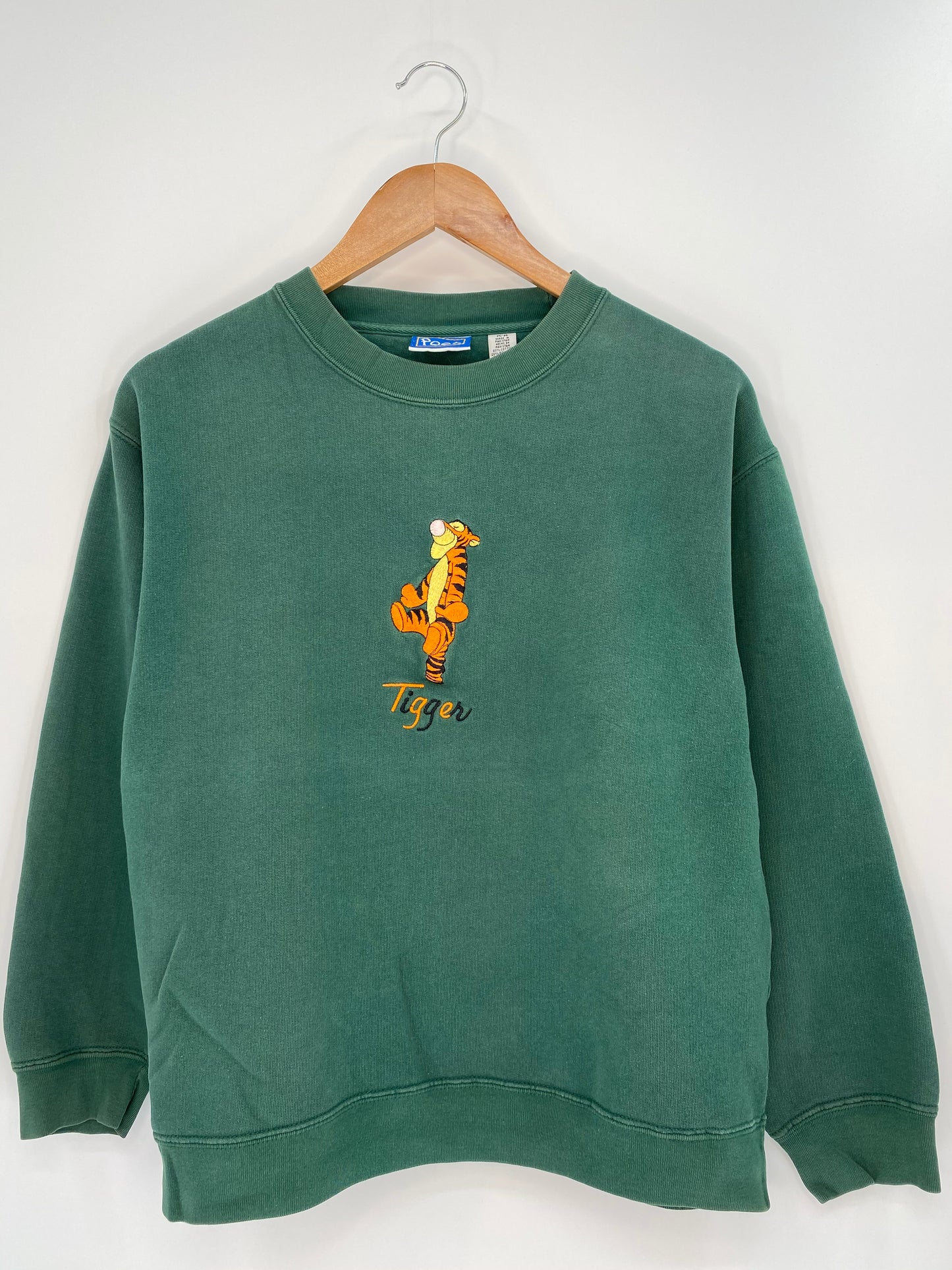 00’ DISNEY TIGGER Size M Vintage Sweat-shirt / 9206