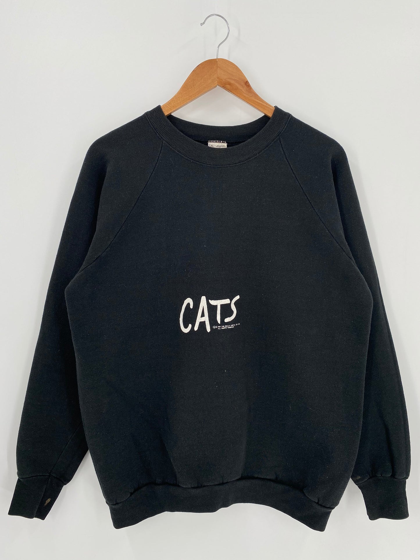 1981 CATS Made in USA Size XL Vintage Sweat-Shirts / A1398