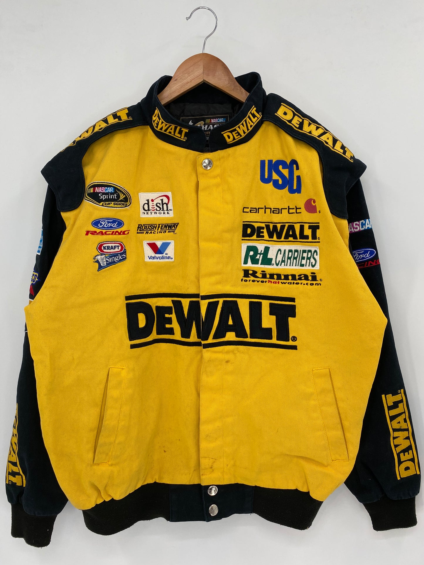 Vintage DE WALT x MATT KENSETH NASCAR Size M Vintage Racing Jacket / K3163