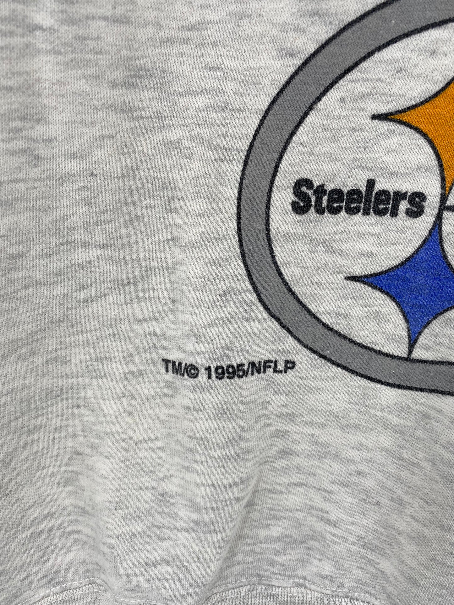 90’s PITTSBURGH STEELERS Size XL Vintage NFL Sweat-Shirt / K884