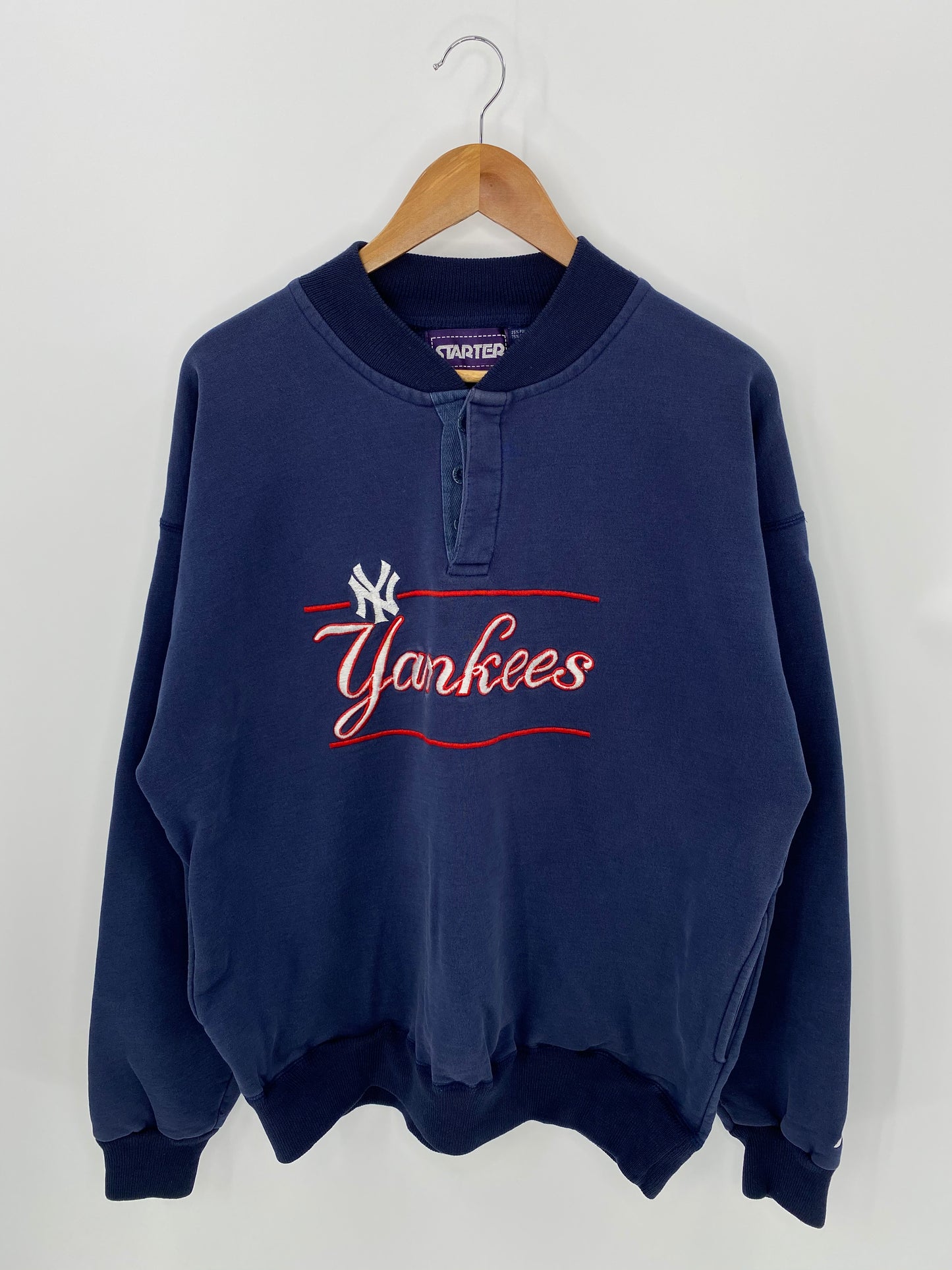 90’s STARTER x NY YANKEES Size XL Vintage Sweat-Shirt / 6475