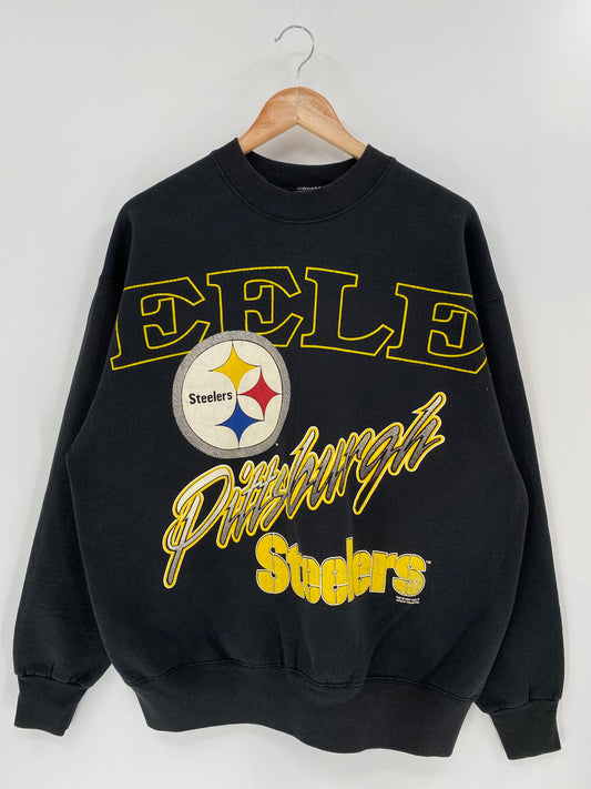 1994 PITTSBURGH STEELERS MADE IN USA Size XL Vintage NFL Sweat shirt / K47