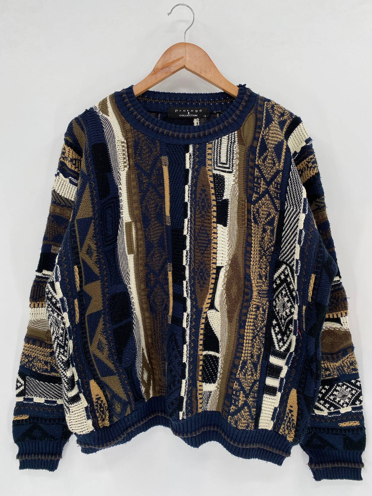 Vintage 3D COOGI- Style Size L Knit Sweater / K1683