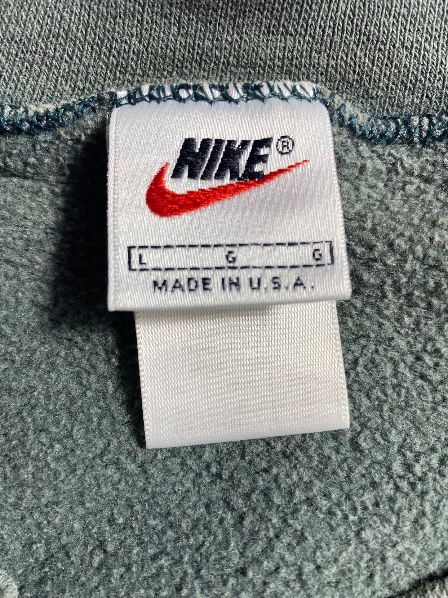 90’s NIKE MINI SWOOSH Size L Vintage Sweat-shirt / K382