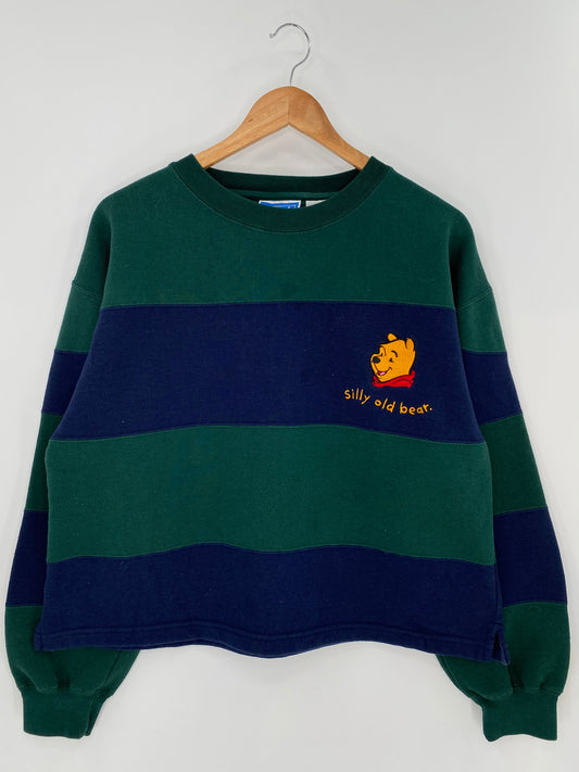 00’ DISNEY POOH Size Ladies L Vintage Sweat-shirt / K9399