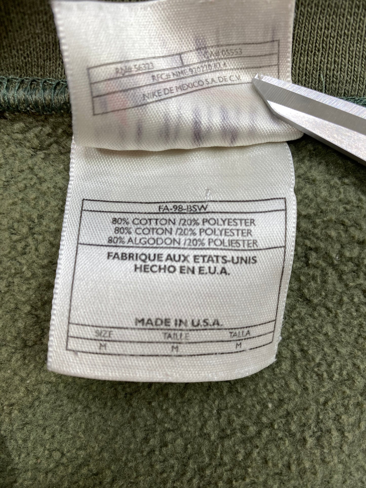 90’s NIKE Made in USA Vintage Sweat-Shirt / 4996