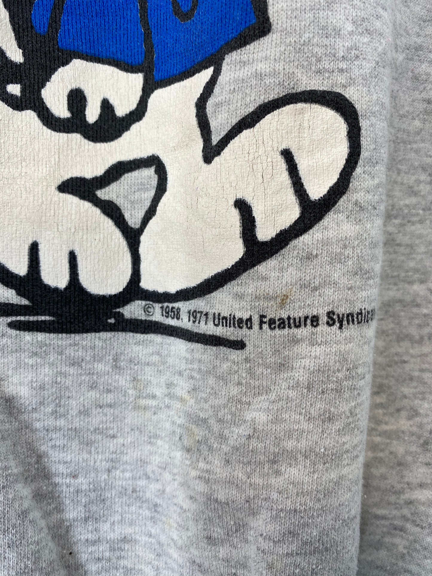 90’s SNOOPY Made in USA Size L Vintage Sweat-shirt / 7658