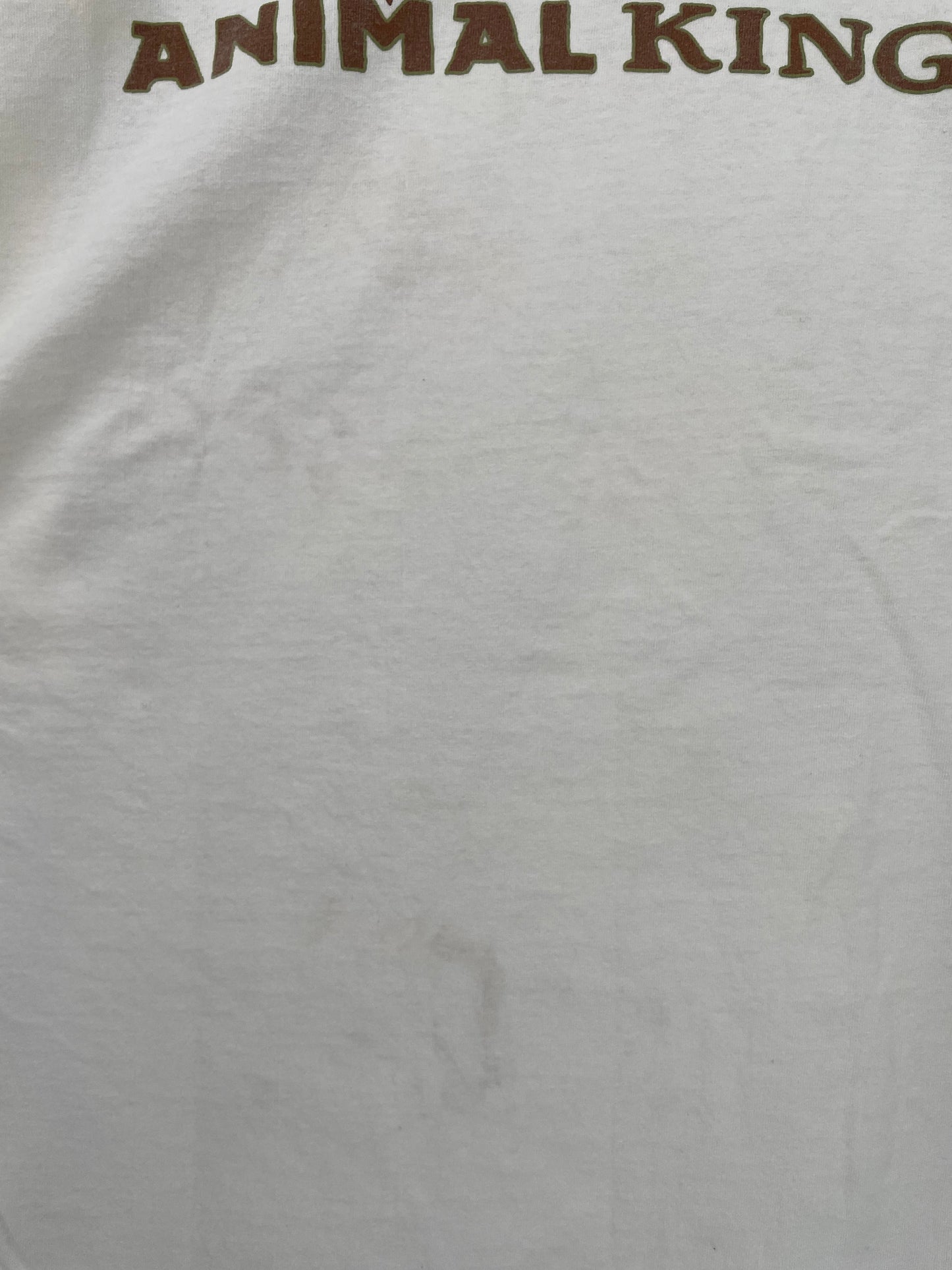 1998 DISNEY MICKEY ANIMAL KINGDOM Made in USA Size XL Vintage T-Shirt / A3624