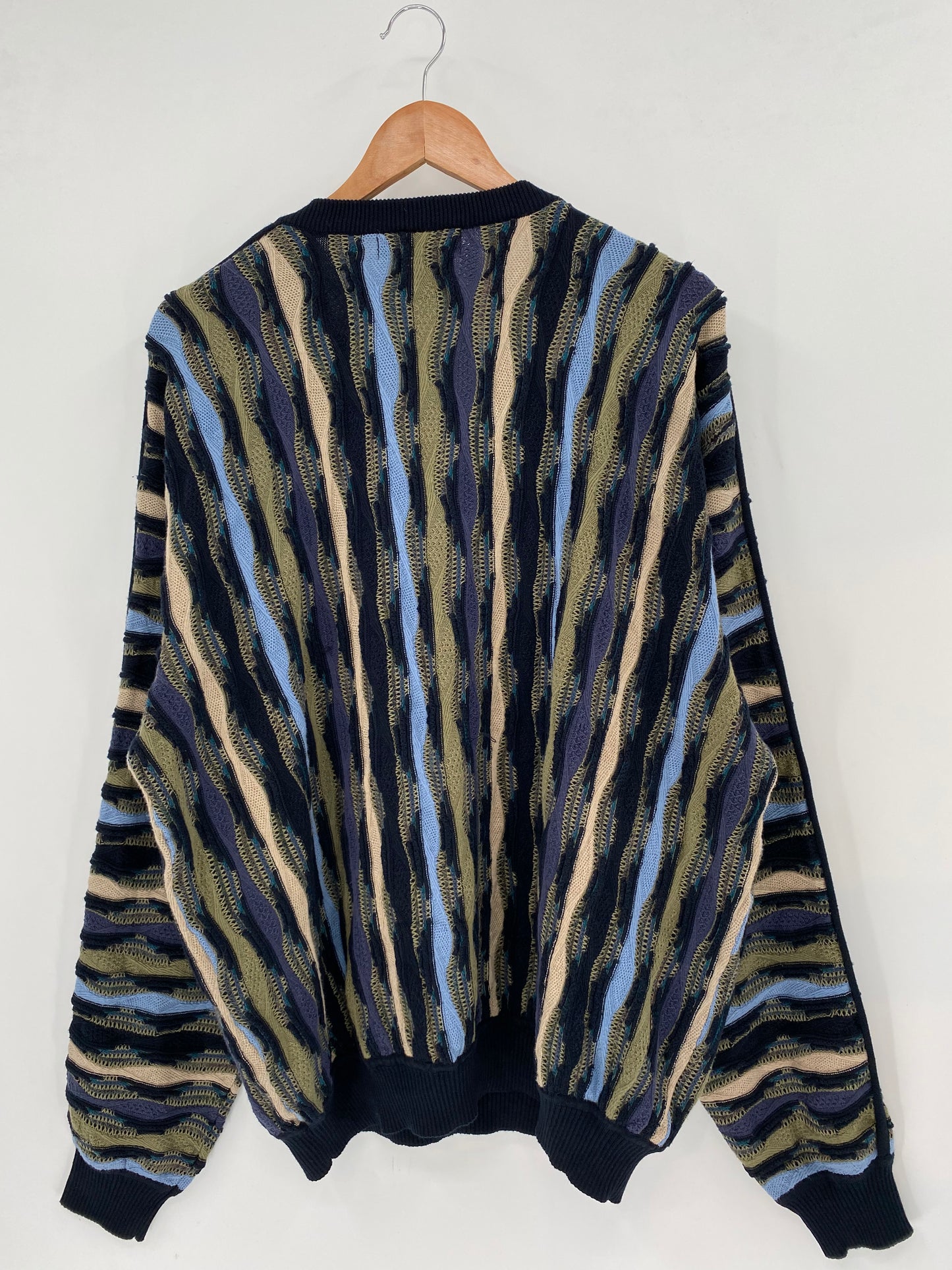 Vintage 3D COOGI- Style Size XXL Knit Sweater / K3478