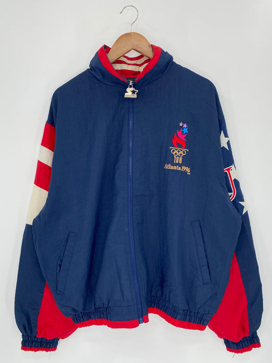 90’s STARTER OLYMPIC GAMES COLLECTION Size L Vintage Nylon Jacket  / 9564