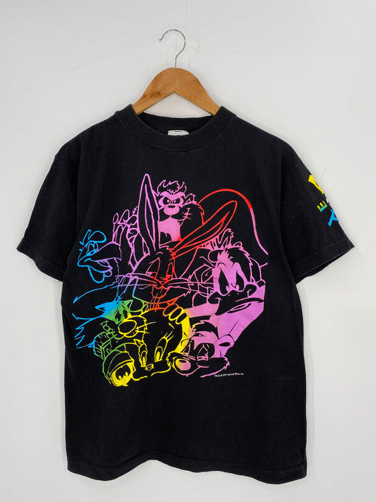 1991 WARNER BROS. Made in USA Size L Vintage T-Shirt / 9436