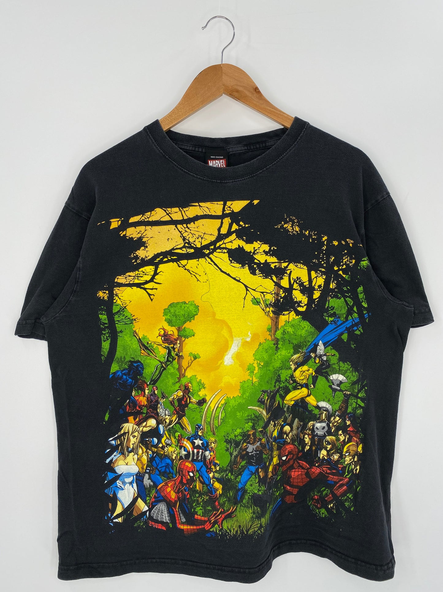 00’ MARVEL Size L Vintage T-Shirt / K9919