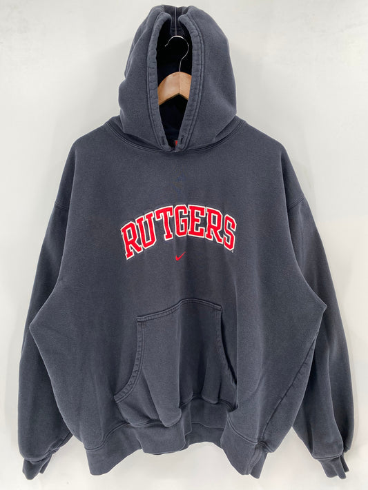 00’ NIKE RUTGERS Size XL Vintage Sweat-Shirt / K3563