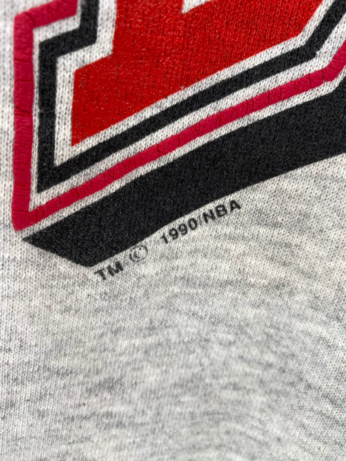 1990 CHICAGO BULLS Made in USA Size XL Vintage NBA Sweat-shirt / 7722