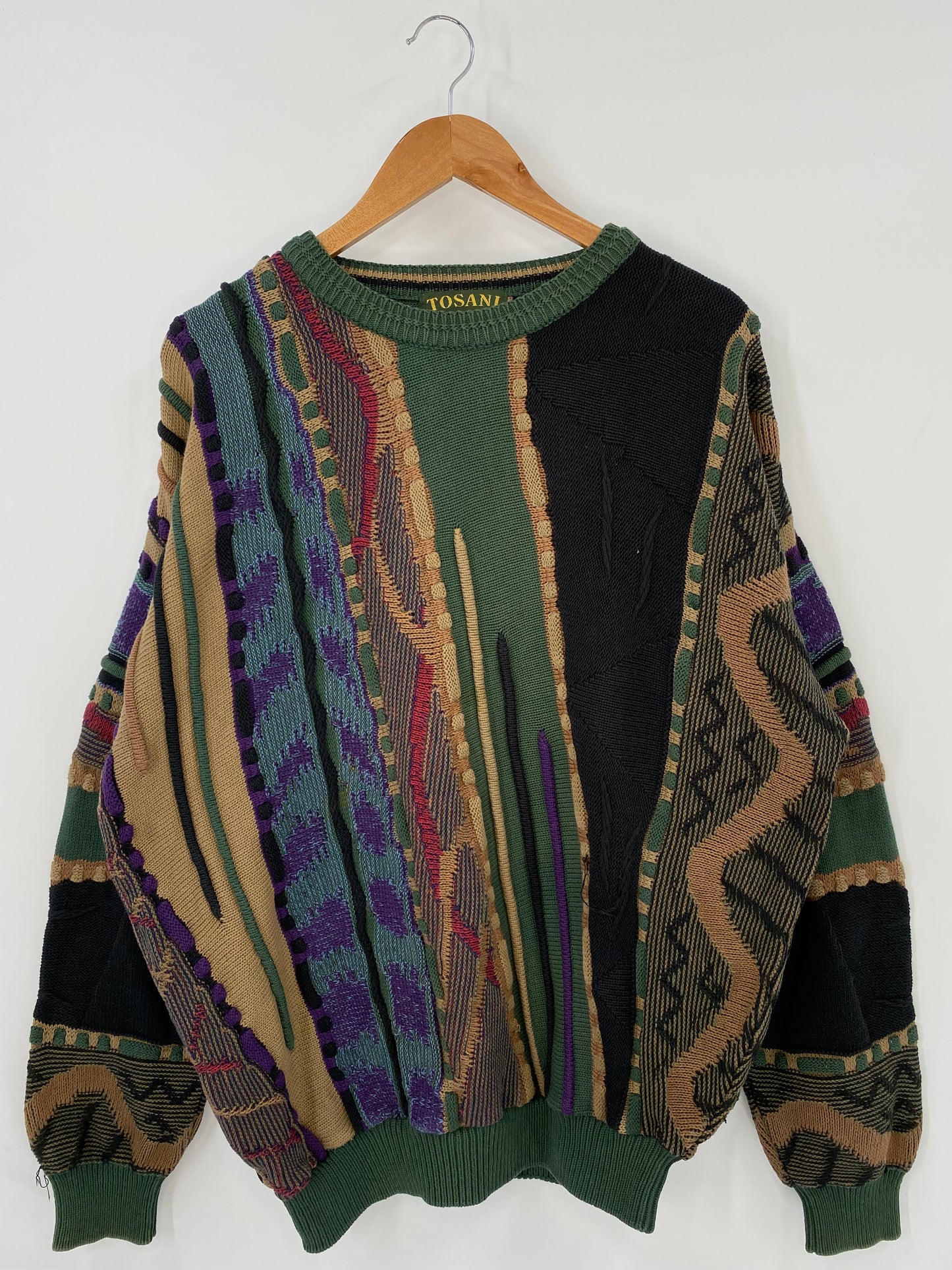 Vintage 3D COOGI- Style Size L Knit Sweater / K3863