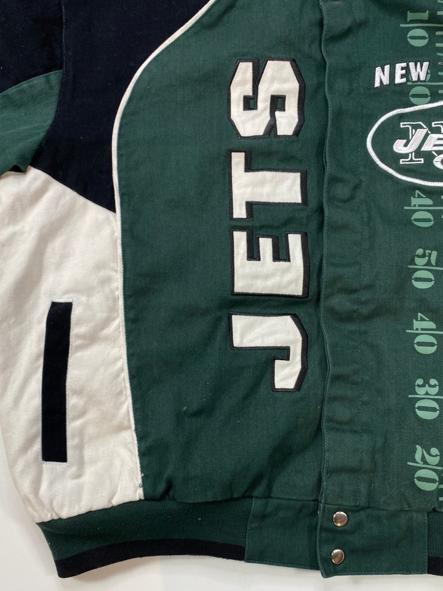 NFL NEW YORK JETS Size XL Vintage NFL Jacket / 6174