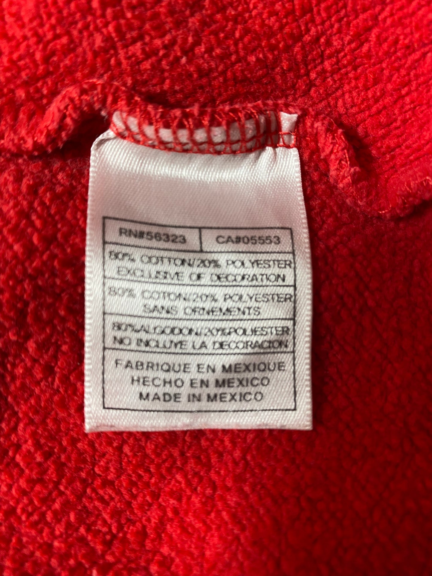00’ NIKE RUTGERS Size L Vintage Hoodie Sweat-Shirts / K2572