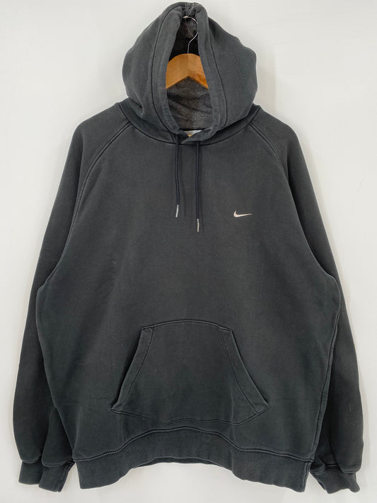 00’ NIKE MINI SWOOSH Size XL Vintage Hoodie Sweat-Shirt / K3762