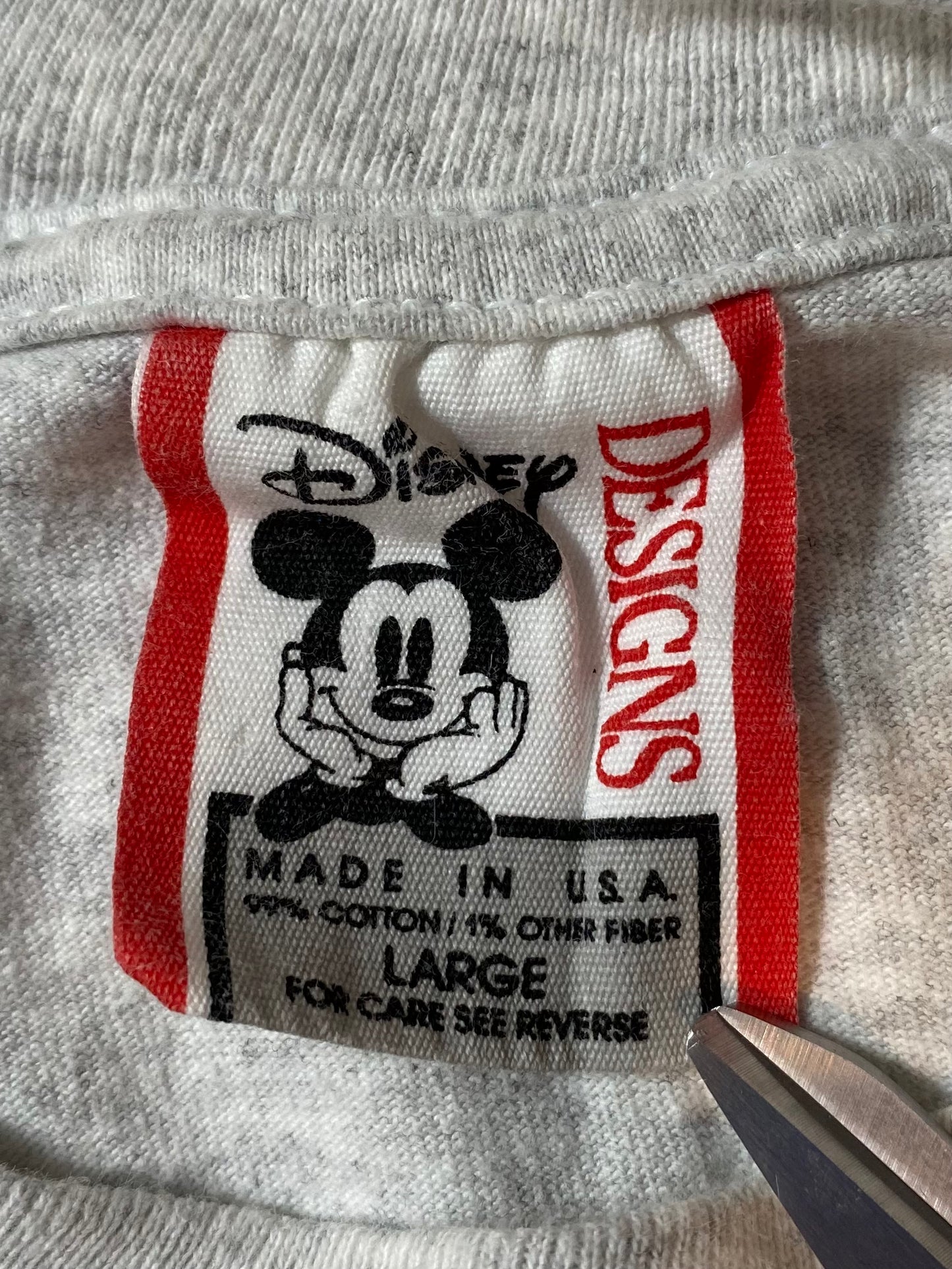 90’s WALT DISNEY WORLD TIGGER Made in USA Size L Vintage T-Shirt / 9468