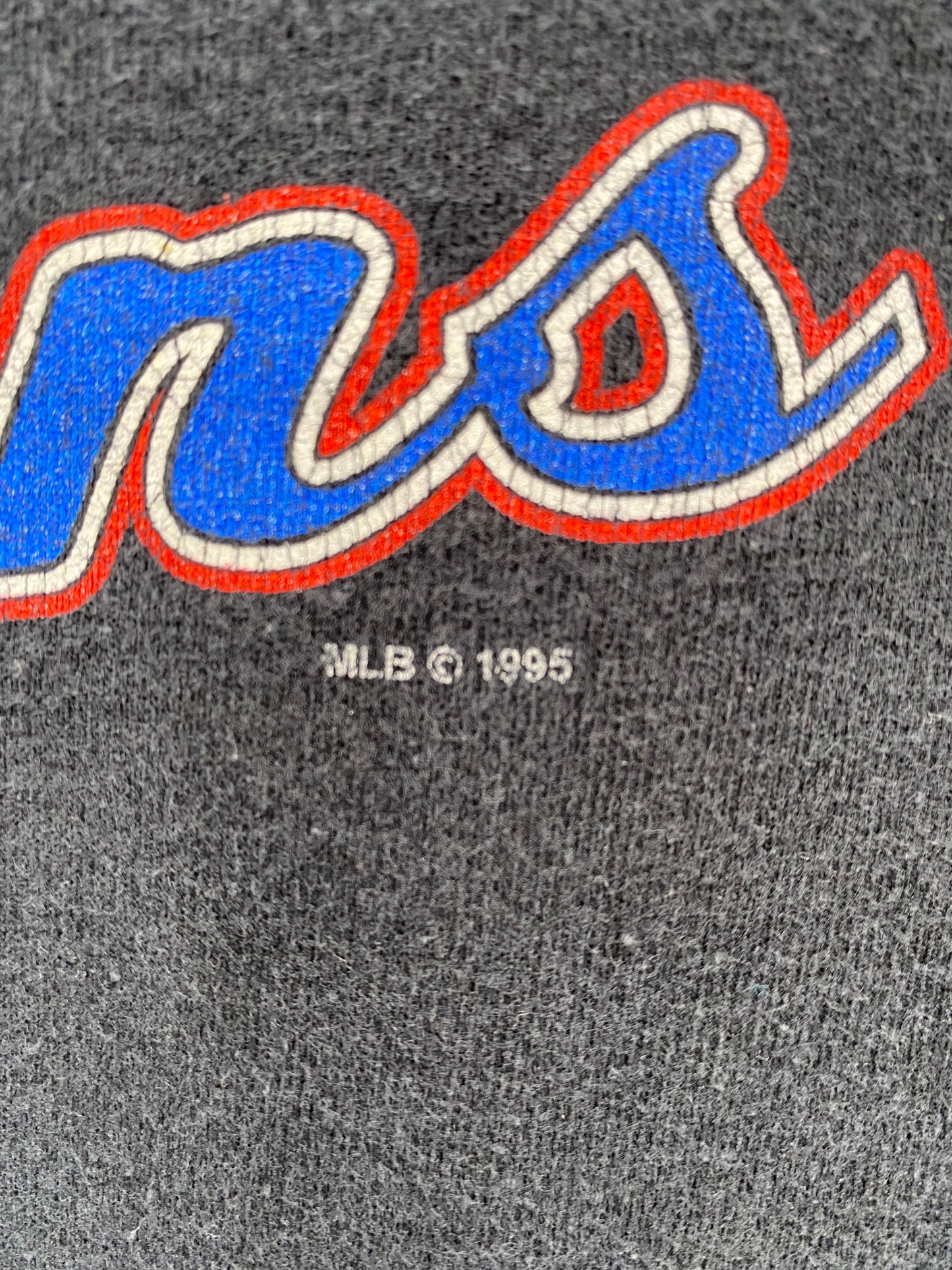 1995' ATLANTA BRAVES Made in USA Size XL Vintage NBA T- SHIRT / K1266