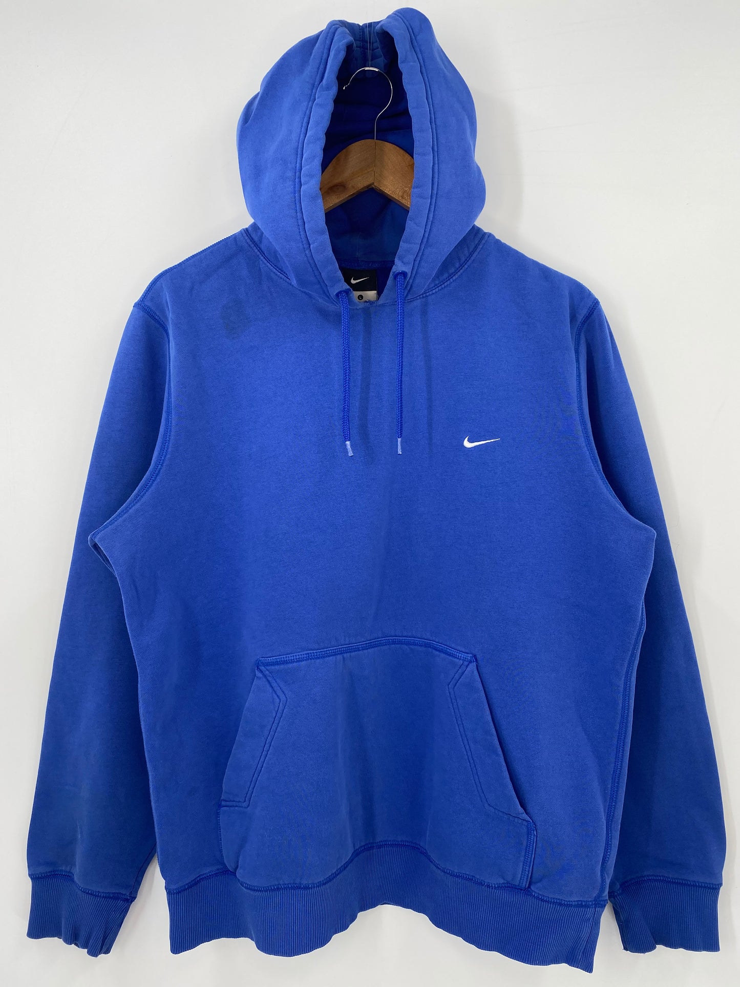 00' NIKE MINI SWOOSH Size L Vintage Hoodie Sweat-Shirt / K3842