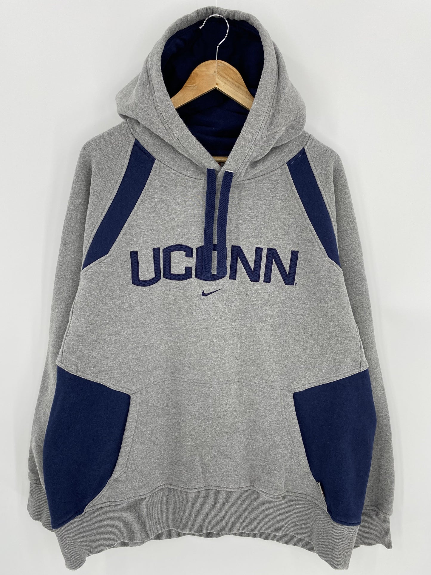 00’ NIKE UCONN Size XL Vintage Hoodie Sweat-shirt / K5923