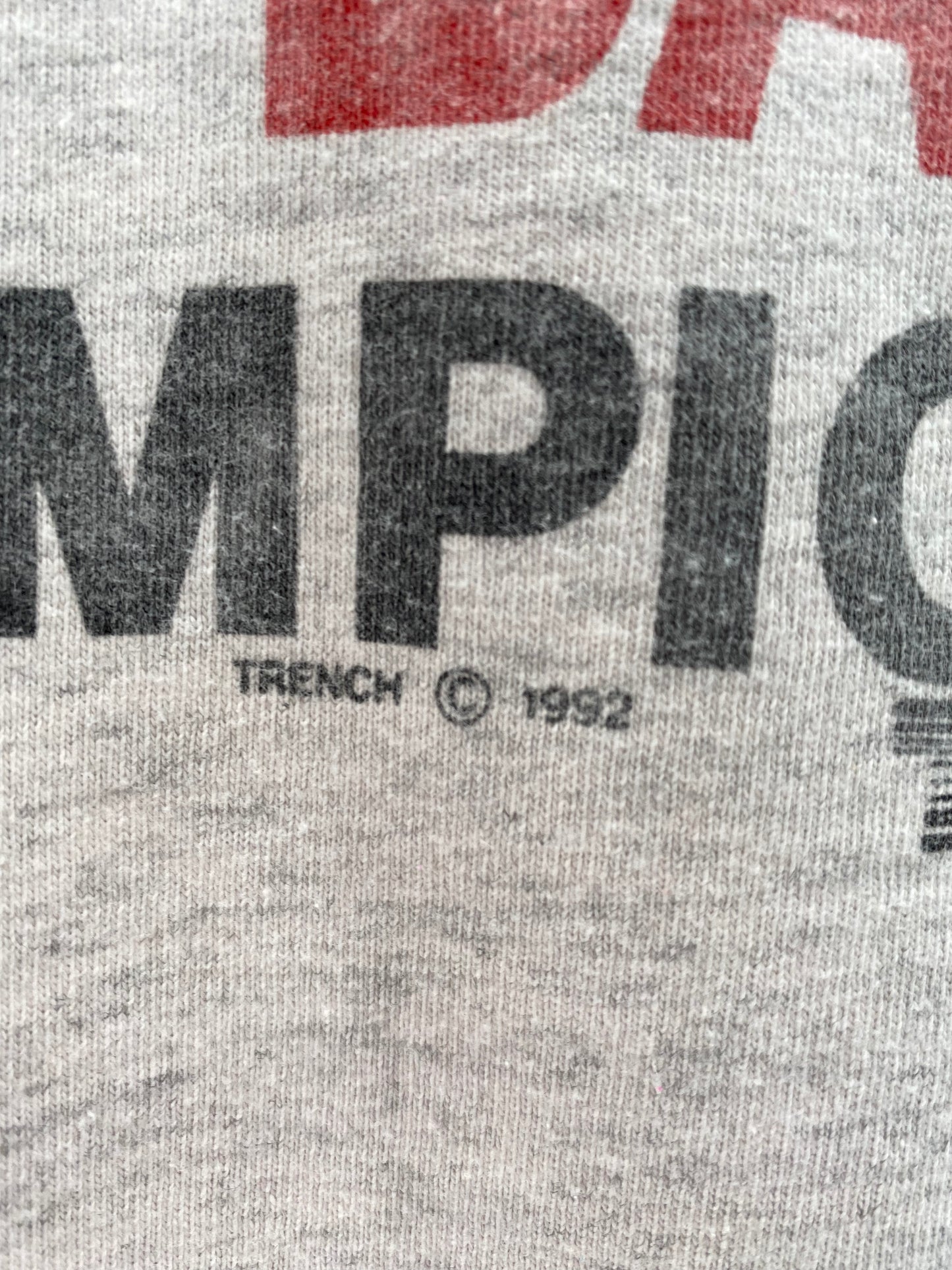 1992' CHICAGO BULLS Made in USA SIZE XL VINTAGE NBA T- SHIRT / K1261