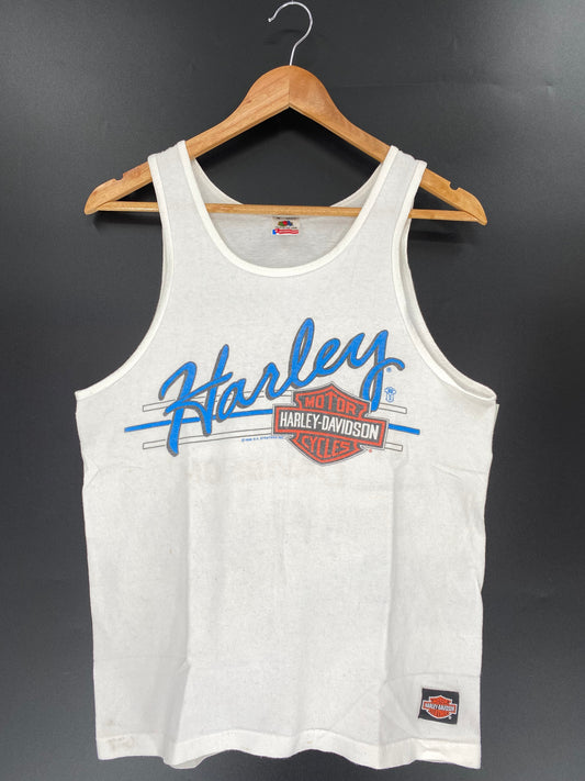 1989 HARLEY DAVIDSON Made in USA Size M Vintage Tank Top / A1223