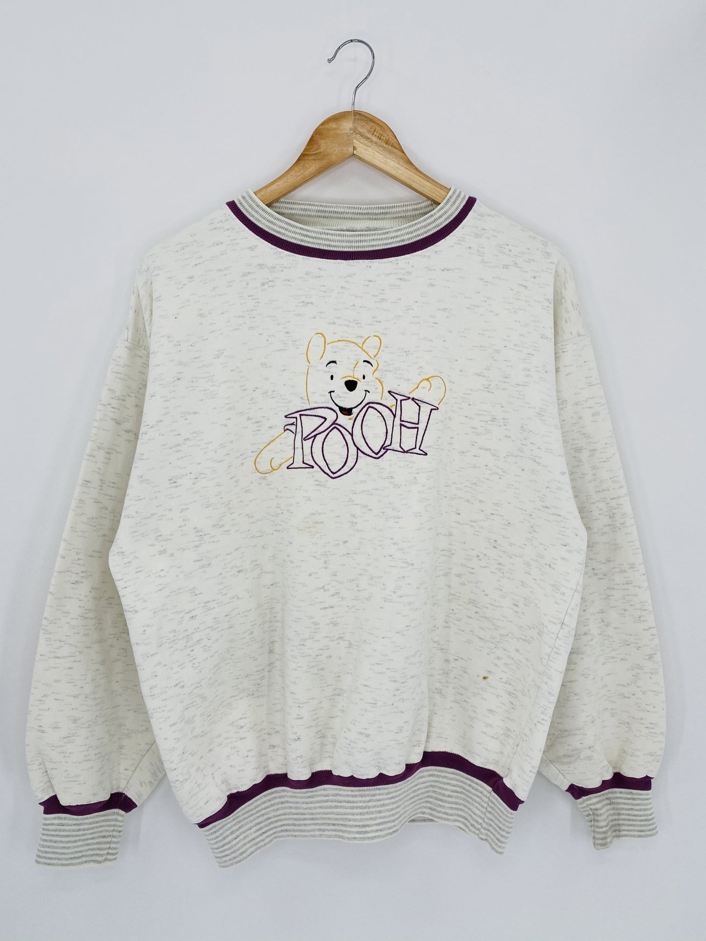 90’s DISNEY WINNIE THE POOH Size L Vintage Sweat-Shirt / K4677