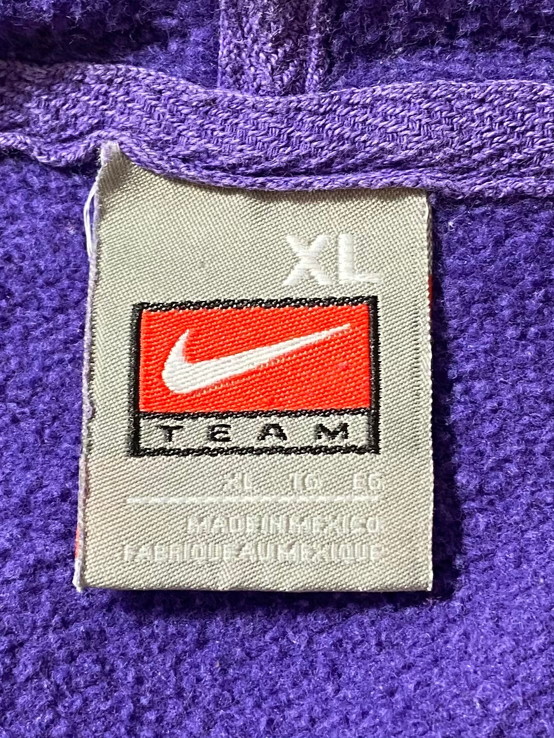 00’ NIKE Mini Swoosh Size XL Vintage Hoodie Sweat-shirt / 9183