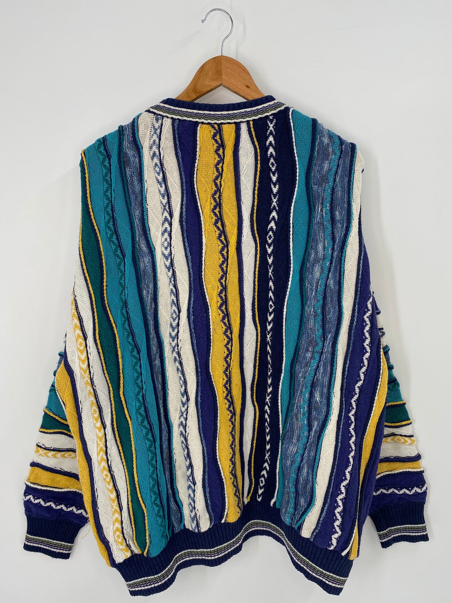 Vintage 3D COOGI- Style Size XXL Knit Sweater / K3939