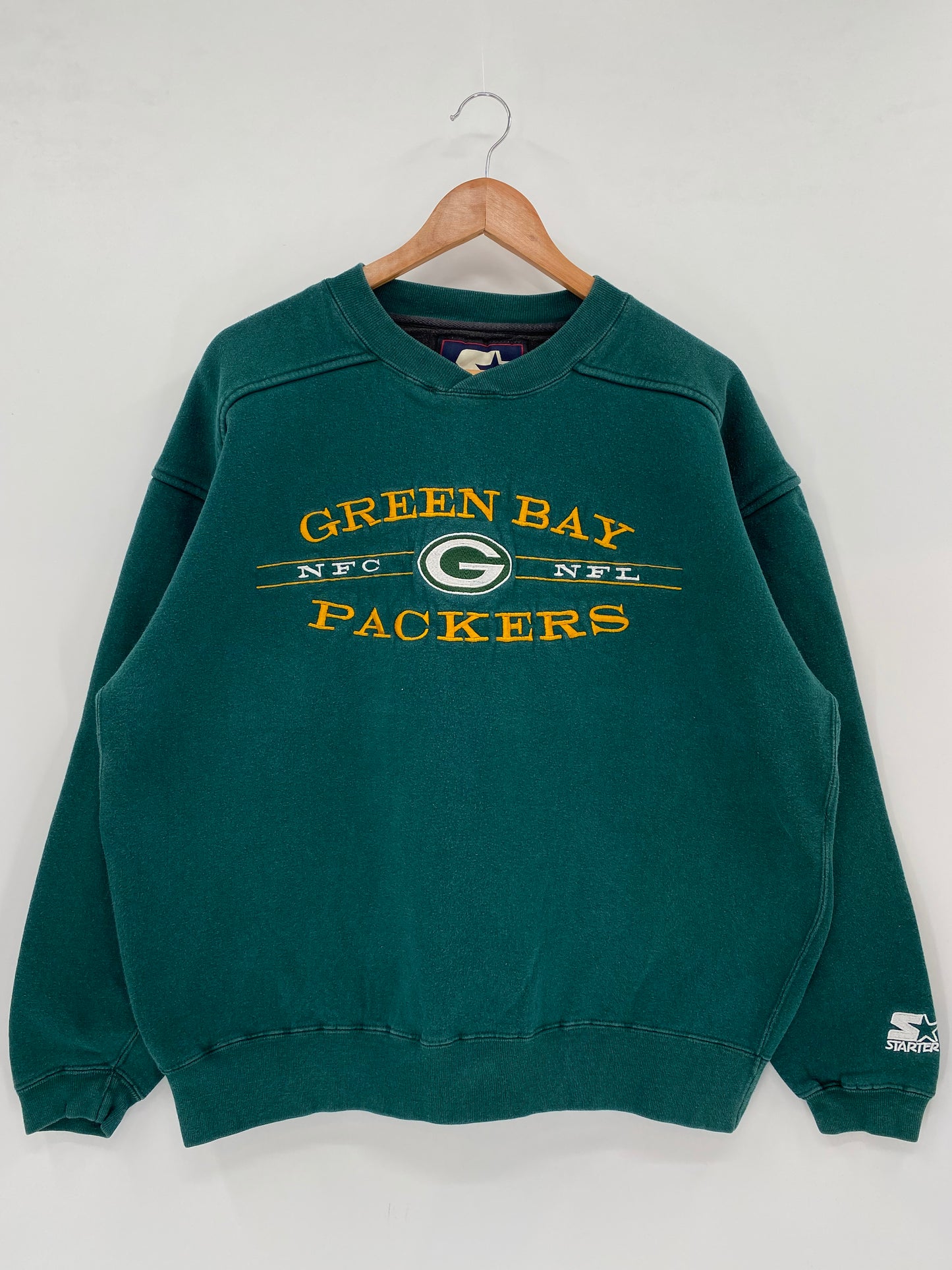 90’s STARTER PACKERS Size L Vintage NFL Sweat-shirt / k1996