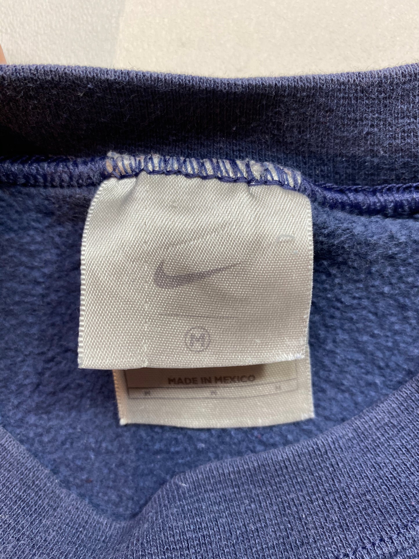 90’s NIKE Mini Swoosh Size M Made Vintage Sweat-Shirt / 5438