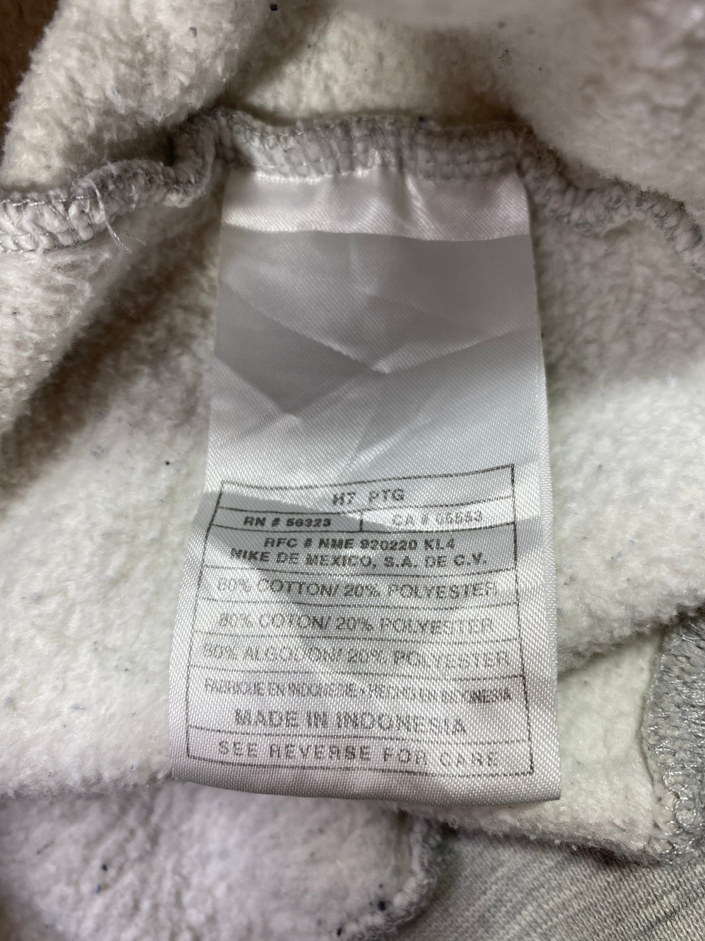 90’s NIKE CAROLINA Size XL Vintage Hoodie Sweat-Shirt / 5410