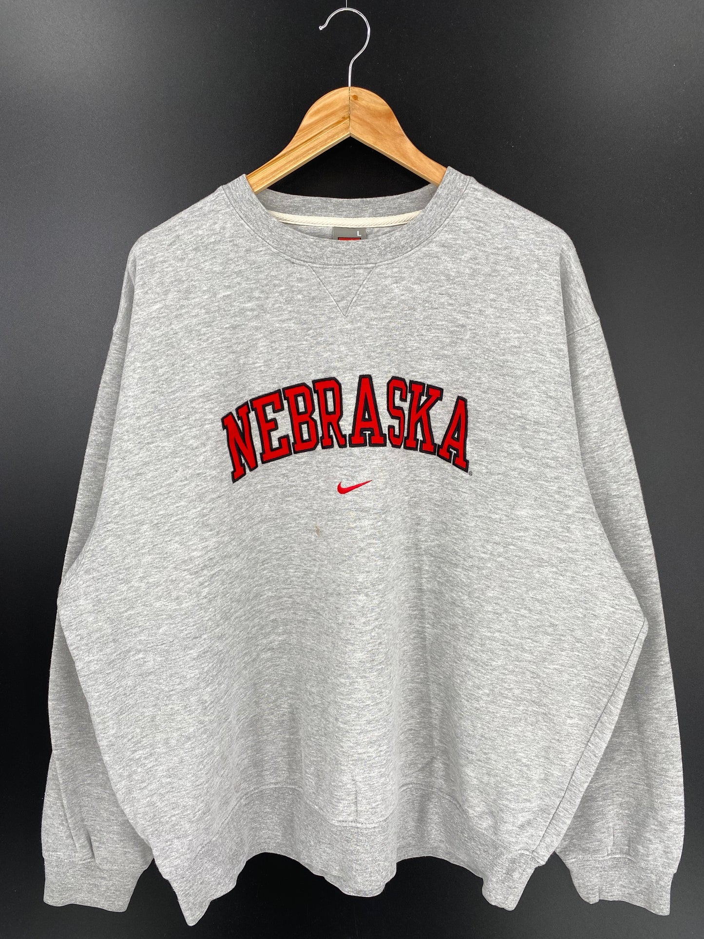00’ NIKE NEBRASKA Size L Vintage Sweat shirt / 9996
