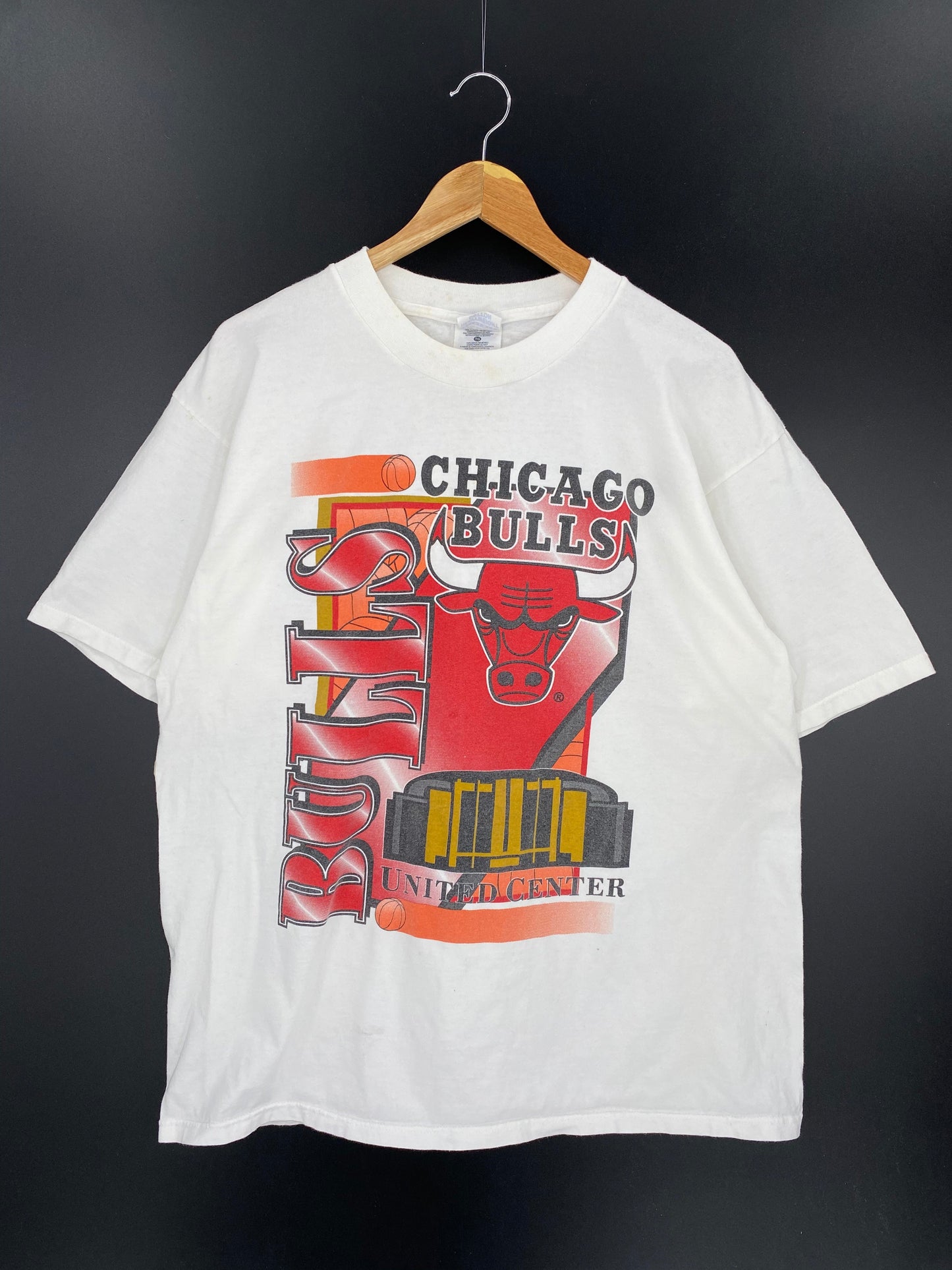 90’s CHICAGO BULLS Size XL Vintage T-shirt / K9394