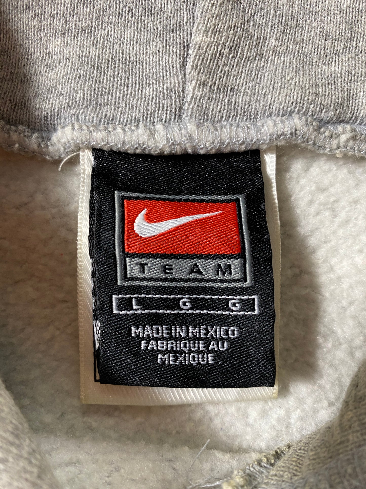 90’s NIKE UCONN Size L Vintage Hoodie Sweat-shirt / 6574