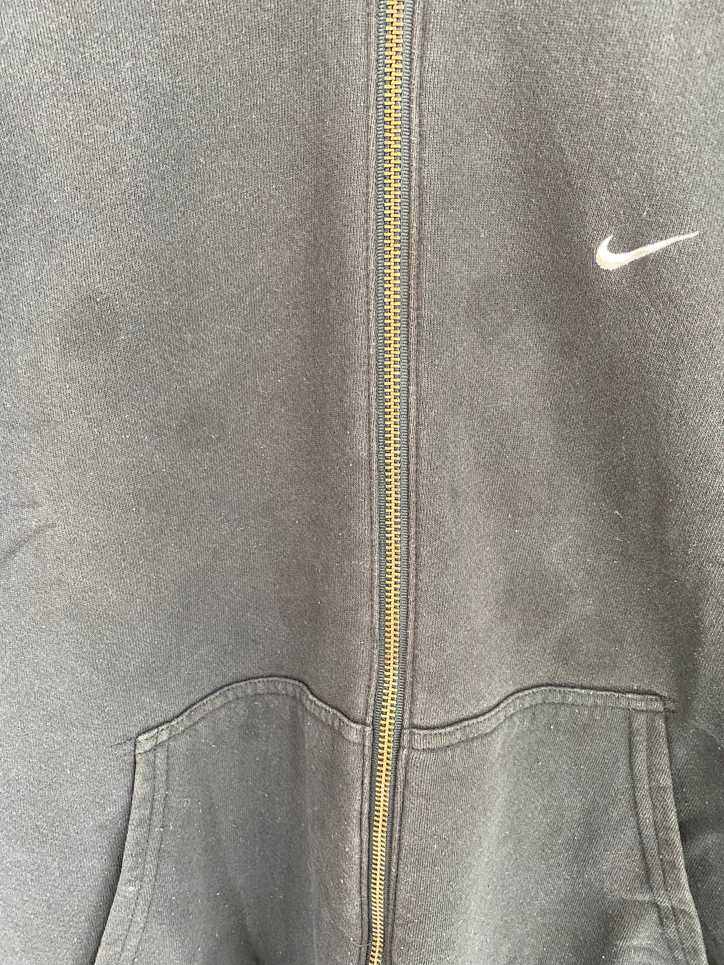90's NIKE MINI SWOOSH Size L Vintage Zip-up Hoodie Sweat-Shirt / K3761