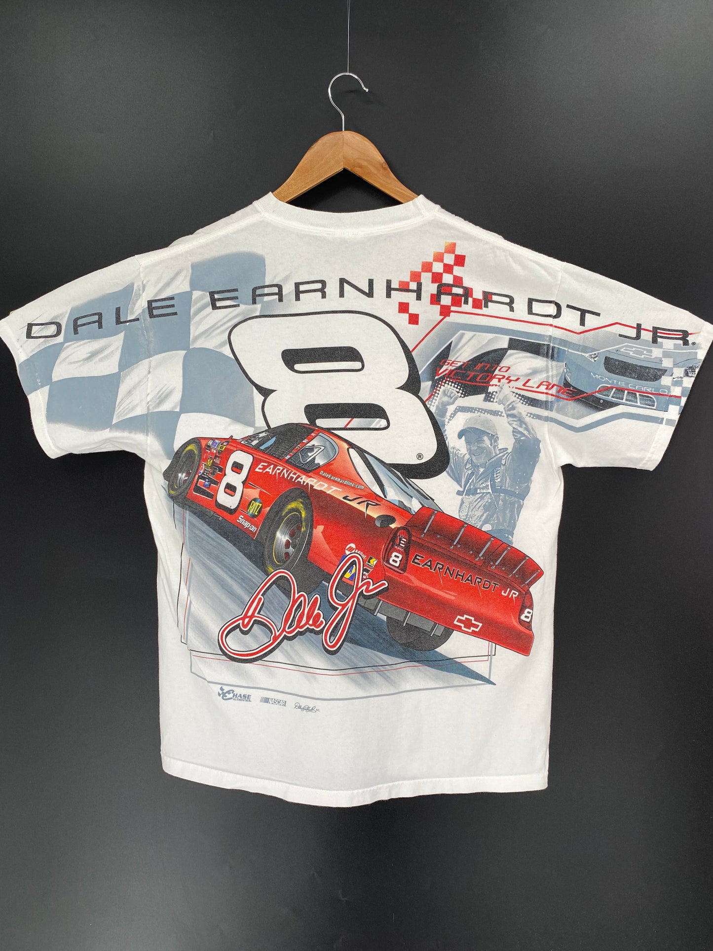00’ NASCAR DALE EARNHARDT JR. Size M Vintage Racing T-Shirt / 9458