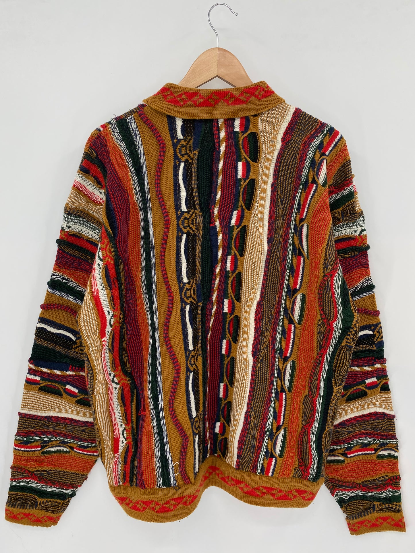 Vintage 3D COOGI- Style Size XL Knit Sweater / K2785