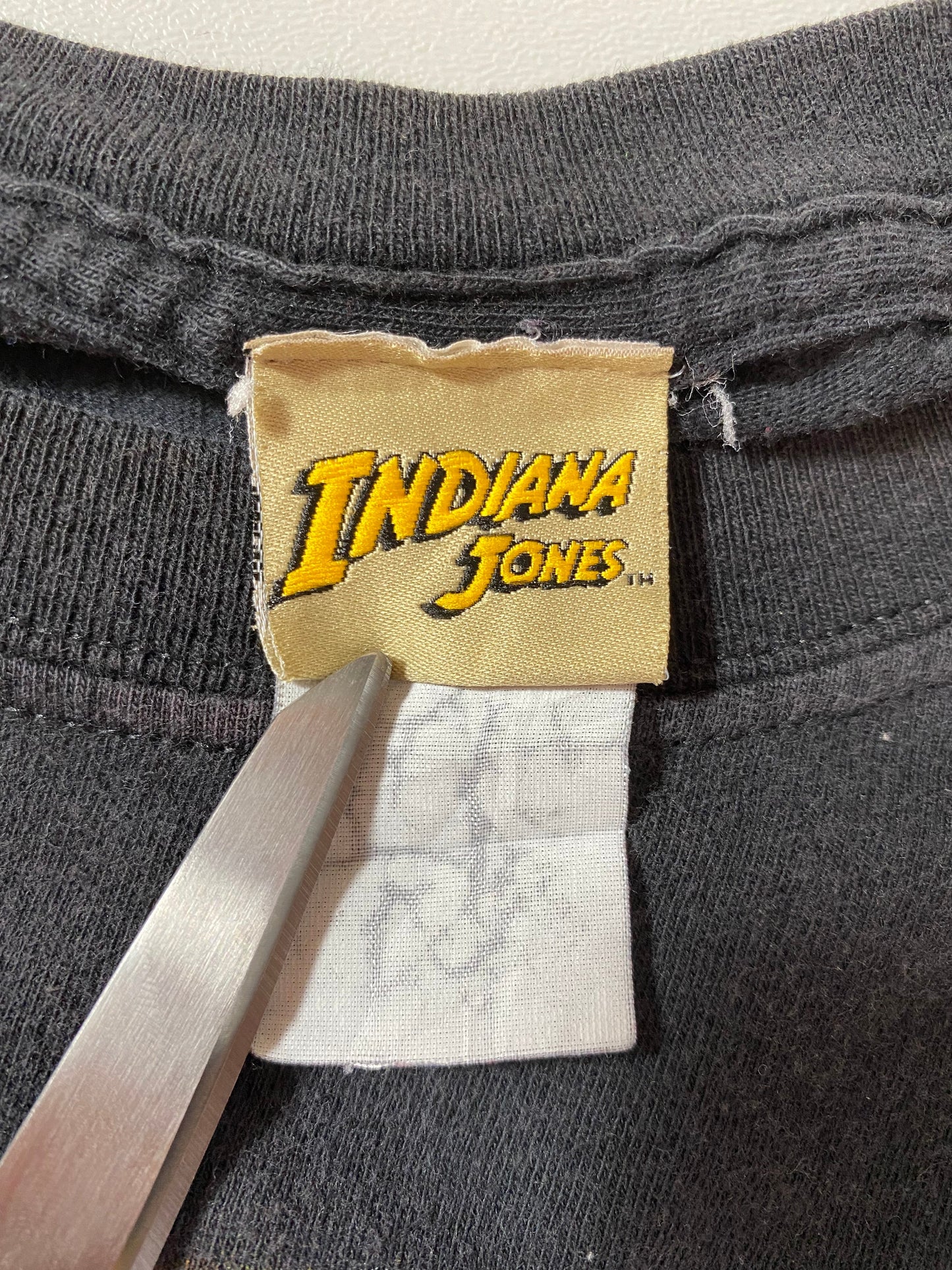 00’ INDIANA JONES DISNEY Size Approx.XL Vintage T- Shirts / A1213