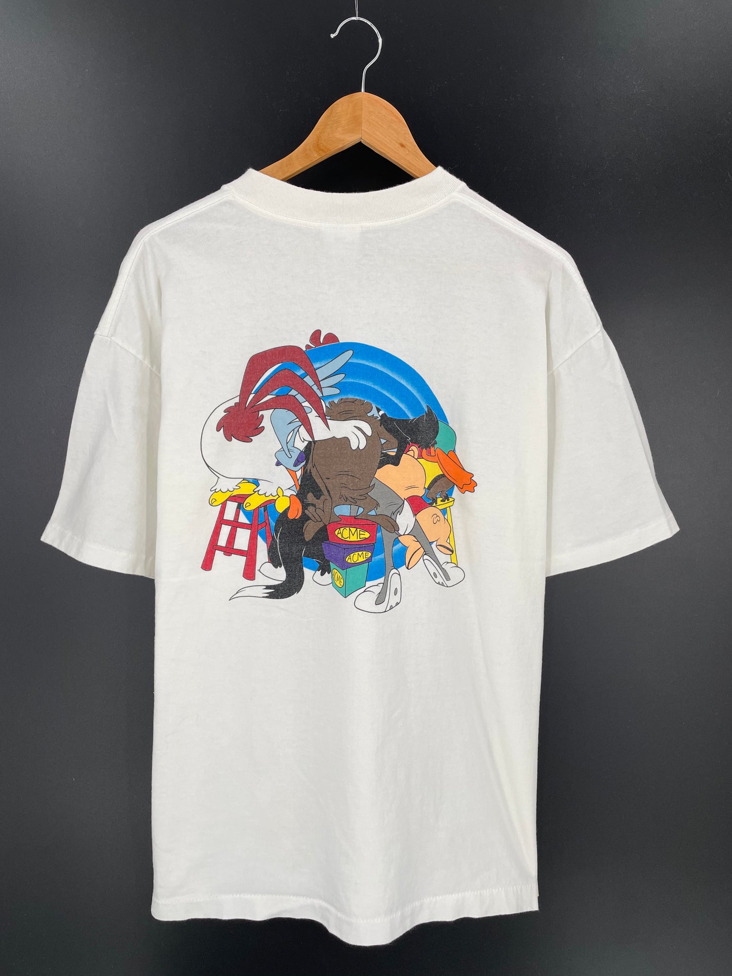 1991 LOONY TUNES TWEETY Made in USA Size XL Vintage T-Shirt / 9199